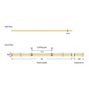 TIRA LED COB 5M 12W 24V IP44 PRO