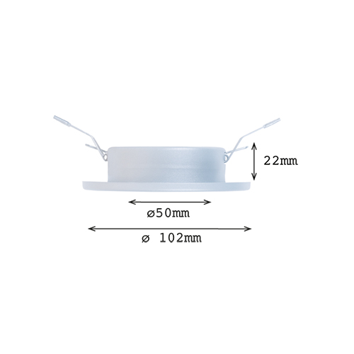 SPOT EMPOTRABLE BASCULANTE "MOBBLY R" MOD. 1002
