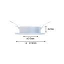 SPOT EMPOTRABLE BASCULANTE "MOBBLY R" MOD. 1002