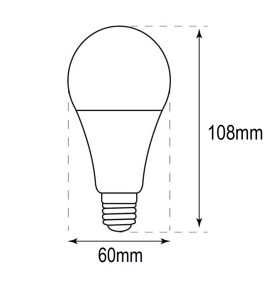 BOMBILLA LED Α60 8,8W Ε27 2700K 220-240V PLUS