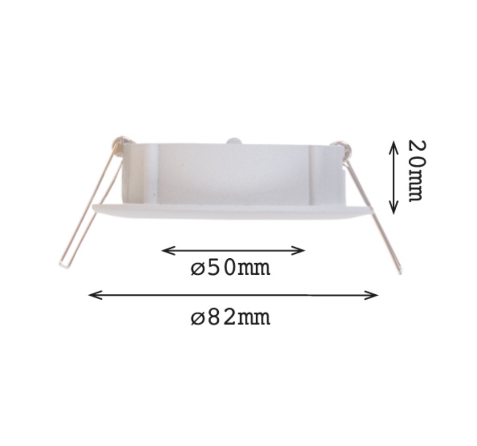 SPOT EMPOTRABLE BASCULANTE "TIPISCH R" ALUMINIO