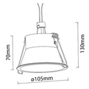 SPOT EMPOTRABLE BASCULANTE "VULKAN"