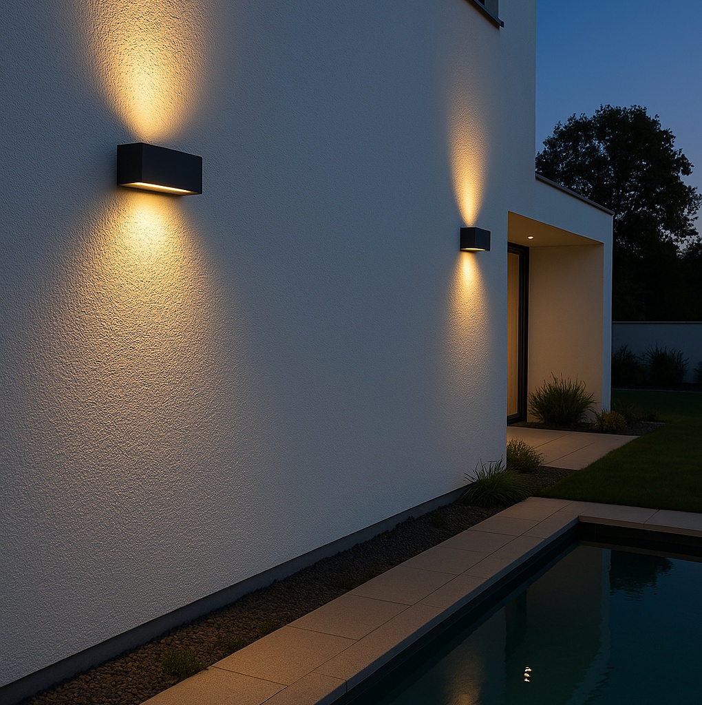 APLIQUE DE PARED Ε27 250x110x10 IP54 "AMIGO"