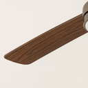 VENTILADOR DECORATIVO 1xE27 CON MANDO Ø130 70W