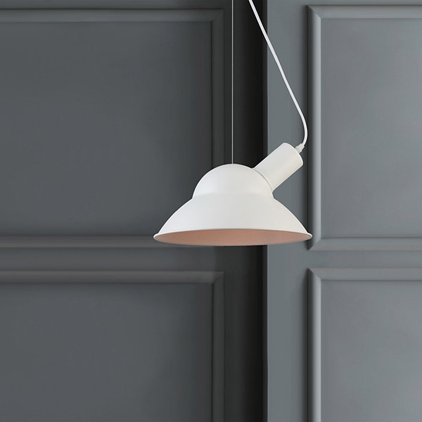LUMINARIA HIGH BAY E27 Ø315x210 BLANCO/BLANCO