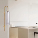 APLIQUE  DE PARED E27 10x70 AHUMADO ORO