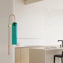 APLIQUE  DE PARED E27 10x70 VERDE/ORO