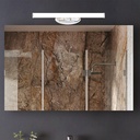 LUMINARIAS PARA BAÑO LED 6W 4000K 400X130X60 NIQUEL