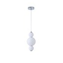 LÁMPARA COLGANTE ALUMINIO 12,6W 1440lm 3000K Ø175x1898mm BLANCO ARTE ILLUMINA BLOSSOM