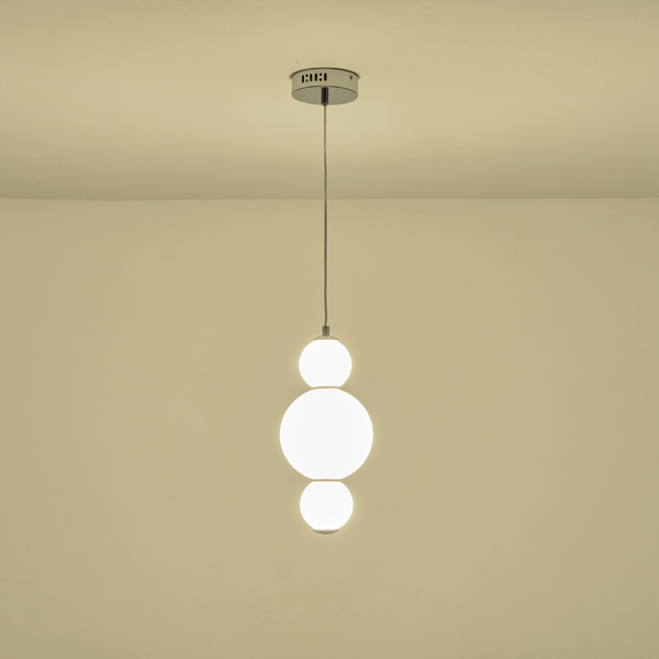 LÁMPARA COLGANTE ALUMINIO 12,6W 1440lm 3000K Ø175x1898mm BLANCO ARTE ILLUMINA BLOSSOM