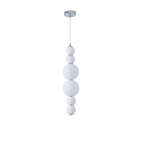 LÁMPARA COLGANTE ALUMINIO 24W 2800lm 3000K 2800lm 3000K Ø175x2262mm BLANCO ARTE ILLUMINA BLOSSOM