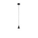 LÁMPARA COLGANTE LED 5W 300lm 3000K 80x1200mm NEGRO ARTE ILLUMINA CAMPANELLE