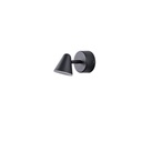 APLIQUE DE PARED 5W 300lm 3000K 80Χ135mm NEGRO ARTE ILLUMINA CAMPANELLE