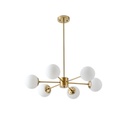 LÁMPARA COLGANTE 6xE27 MÁX. 15W 720x730mm BLANCO ARTE ILLUMINA PUFF