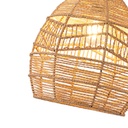 LÁMPARA COLGANTE BAMBÚ "AITHRA" 1xE27 MAX 40W 300x300x300mm MARRÓN ARTE ILLUMINA