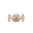 APLIQUE DE PARED 2xE14 MAX 8W 160×330×180mm ORO ARTE ILLUMINA GLOW