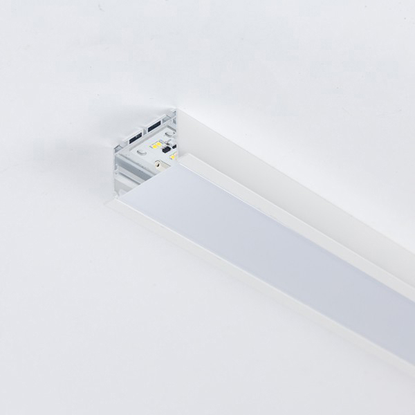 LUMINARIA EMPOTRABLE LINEAL 48W 1,2m 24V 50x30 BLANCA