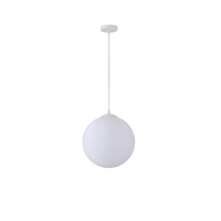 LÁMPARA COLGANTE DE METAL 1xE27 MAX 15W 300x1370mm BLANCO ARTE ILLUMINA SELINI