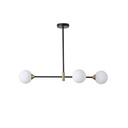 LÁMPARA COLGANTE CRISTAL 3 LUCES 3XG9 MAX 10W 850x570mm NEGRO ARTE ILLUMINA POOLS