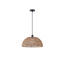 LÁMPARA COLGANTE RATÁN 1xE27 MÁX. 15W Ø390mm MARRÓN ARTE ILLUMINA VENTO