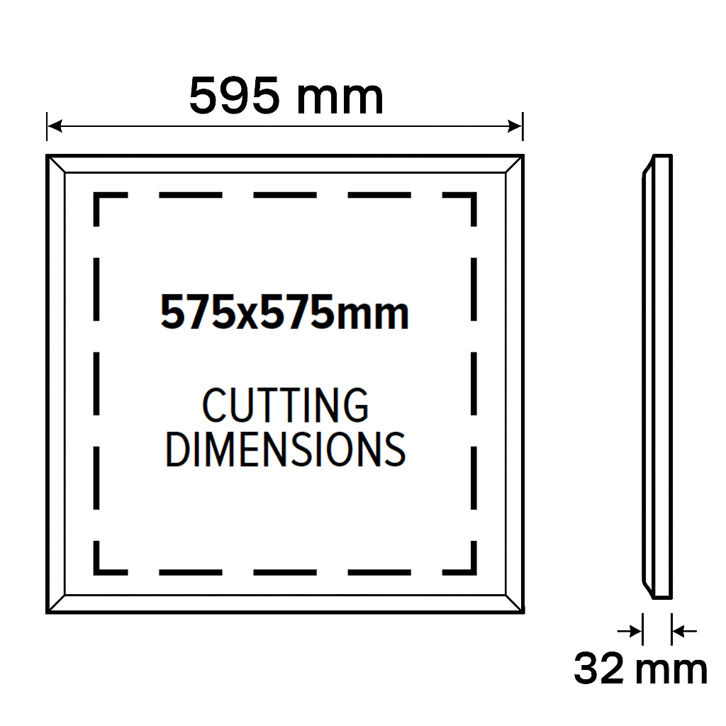 PANEL BACKLIGΗΤ 3CCT UGR19 60x60 36W 220-240V BLANCO