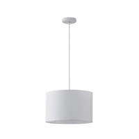 LÁMPARA COLGANTE DE TELA 1xE27 MÁX 40W Ø300Χ1230mm BLACK ARTE ILLUMINA TOSCANY