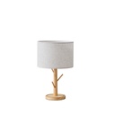 LÁMPARA DE MESA LUMINARIA MADERA 1xE27 MÁX 15W 250x400mm ARTE ILLUMINA MADERA
