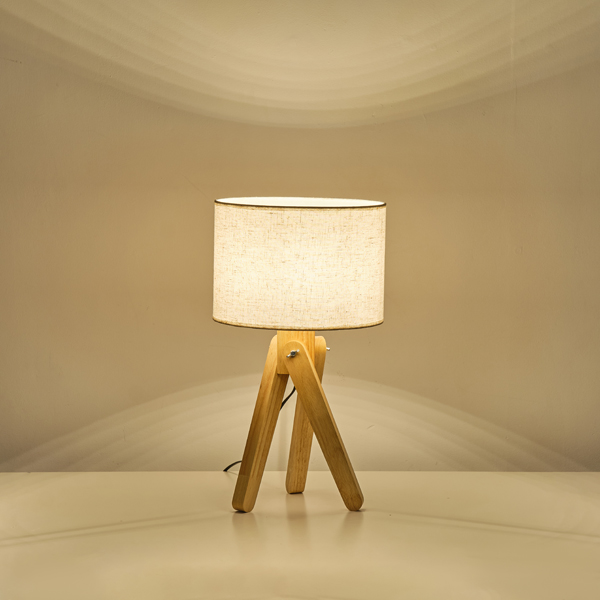 LÁMPARA DE MESA LUMINARIAS MADERA 1xE27 MÁX. 15W 280×500mm ARTE ILLUMINA MADERA