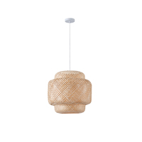 LÁMPARA COLGANTE BAMBÚ 1xE27 MÁX. 15W 400x400x1280mm ARTE ILLUMINA AVRA