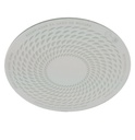 CRISTAL DE RECAMBIO DOWNLIGHT Ø18,4cm TRANSPARENTE CON SERIGRAFIA BLANCA