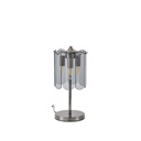 LÁMPARA DE MESA METAL-VIDRIO 3xE14 MAX 8W Ø200mm NEGRO ARTE ILLUMINA MIRA