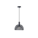 LÁMPARA COLGANTE 1xE27 MÁX. 15W 255x1280mm CAMPANA ARTE ILLUMINA NEGRA