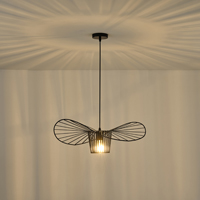 LÁMPARA COLGANTE DE METAL 1xΕ27 MAX15W 600x600x1270mm NEGRO ARTE ILLUMINA CAP