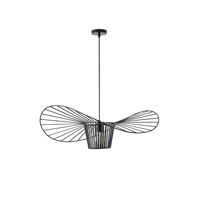 LÁMPARA COLGANTE DE METAL 1xΕ27 MAX15W 800x800x1270mm NEGRO ARTE ILLUMINA CAP