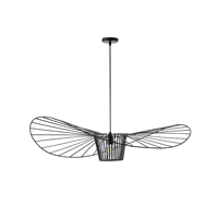 LÁMPARA COLGANTE METAL 1xE27 MAX 40W 1000x1000x1270mm NEGRO ARTE ILLUMINA CASQUILLO