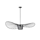 LÁMPARA COLGANTE METAL 1xE27 MAX 40W 1000x1000x1270mm NEGRO ARTE ILLUMINA CASQUILLO