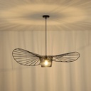 LÁMPARA COLGANTE METAL 1xE27 MAX 40W 1000x1000x1270mm NEGRO ARTE ILLUMINA CASQUILLO