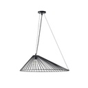 LÁMPARA COLGANTE METAL  1xΕ27 MAX15W 600x390x1300Dmm NEGRO ARTE ILLUMINA RAY
