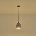 LÁMPARA COLGANTES HORMIGÓN 1xΕ27 MAX15W 160x160x170mm GRIS ARTE ILLUMINA ARME