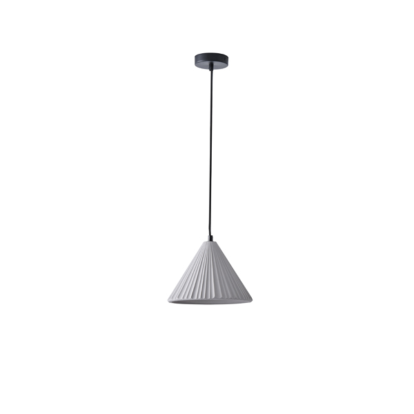 LÁMPARA COLGANTES HORMIGÓN 1xΕ27 MAX15W 240x240x210mm GRIS ARTE ILLUMINA PLATRE