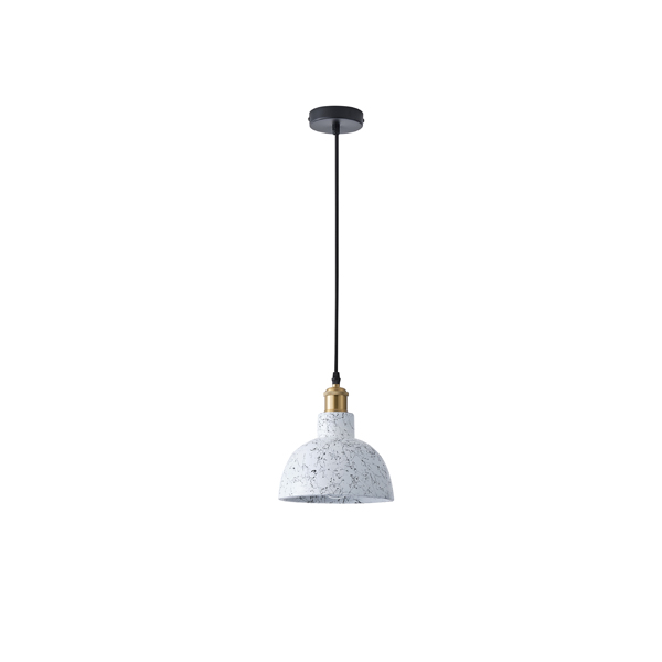 LÁMPARA COLGANTE DE HORMIGÓN Y METAL 1xE27 MÁX. 15 W 200 x 200 x 160 mm ARTE ILLUMINA SPLASHED