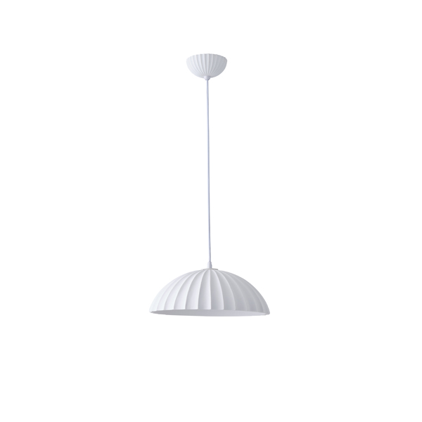 LÁMPARA COLGANTE GESSO 1xE27 MAX 15W 350x350x130mm BLANCO ARTE ILLUMINA CALCO