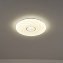 PLAFÓN DE TECHO PLÁSTICO LED 60W 5580lm 3000K 3CCT 3000-4000-6500K Ø480x75mm BLANCO ARTE ILLUMINA TRIANO