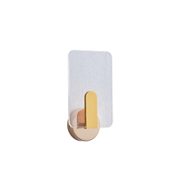 APLIQUE DE PARED ACRÍLICO 8W 3000K 720lm 580x360mm ORO ARTE ILLUMINA VOLET