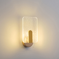 APLIQUE DE PARED ACRÍLICO 8W 3000K 720lm 580x360mm ORO ARTE ILLUMINA VOLET