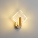 APLIQUE DE PARED ACRÍLICO 8W 3000K 720lm 540x480mm ORO ARTE ILLUMINA VOLET