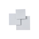 LUMINARIA DE TECHO O PARED LED 16W 1400lm 3000Κ 450x440mm BLANCO ARTE ILLUMINA THALIA
