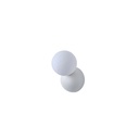 APLIQUE DE PARED METAL G9 MAX 25W 100x120mm BLANCO ARTE ILLUMINA TERPSI