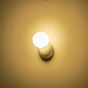 APLIQUE DE PARED METAL G9 MAX 25W 100x120mm BLANCO ARTE ILLUMINA TERPSI