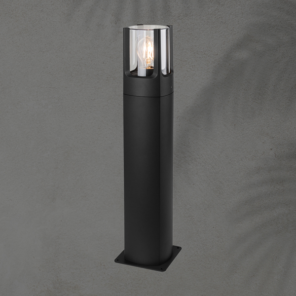 COLUMNA LUZ DE SUELO ALUMINIO Ε27 ΜΑΧ 20W IP54 140x140x600mm ARTE ILLUMINA